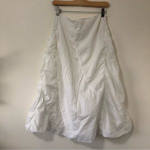 Vintage white cotton skirt